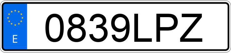 Numer rejestracyjny 0839LPZ posiada BMW X5 Numer rejestracyjny 0839LPZ posiada BMW X5