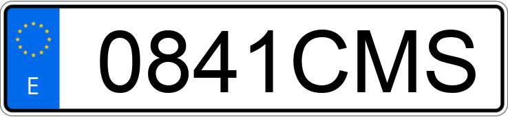 Numer rejestracyjny 0841CMS posiada RENAULT MEGANE