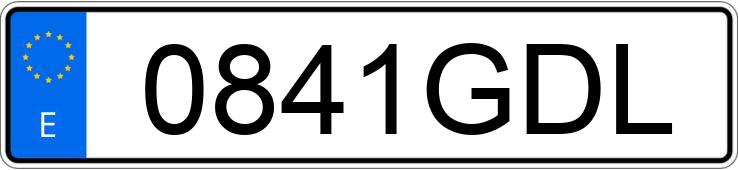 Numer rejestracyjny 0841GDL posiada CITROEN C4 Numer rejestracyjny 0841GDL posiada CITROEN C4