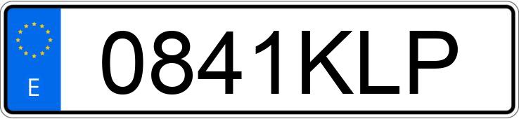 Numer rejestracyjny 0841KLP posiada SEAT LEON