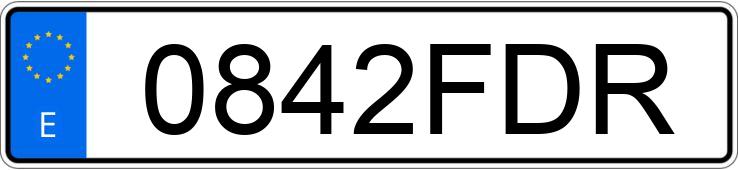 Numer rejestracyjny 0842FDR posiada NISSAN 350 Z Numer rejestracyjny 0842FDR posiada NISSAN 350 Z