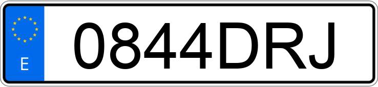 Numer rejestracyjny 0844DRJ posiada OPEL CORSA