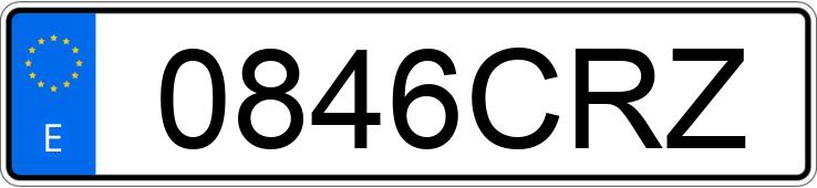 Numer rejestracyjny 0846CRZ posiada SEAT LEON