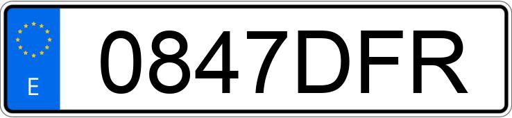 Numer rejestracyjny 0847DFR posiada MERCEDES S (220-221)