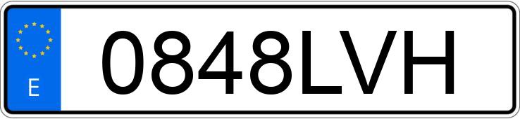 Numer rejestracyjny 0848LVH posiada MERCEDES VITO Numer rejestracyjny 0848LVH posiada MERCEDES VITO