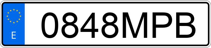 Numer rejestracyjny 0848MPB posiada VOLKSWAGEN CALIFORNIA Numer rejestracyjny 0848MPB posiada VOLKSWAGEN CALIFORNIA