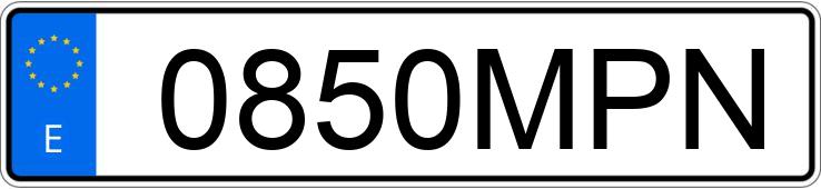 Numer rejestracyjny 0850MPN posiada KAWASAKI VERSYS