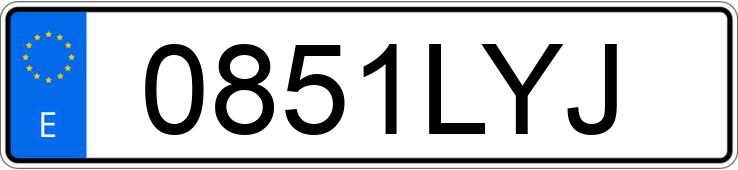 Numer rejestracyjny 0851LYJ posiada FORD FOCUS Numer rejestracyjny 0851LYJ posiada FORD FOCUS