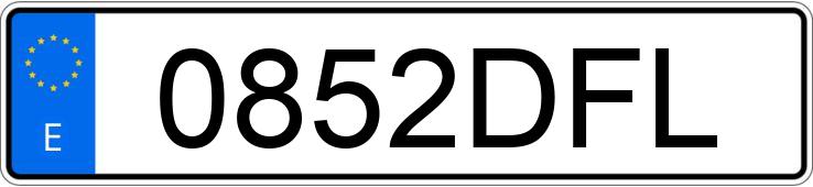 Numer rejestracyjny 0852DFL posiada NISSAN ALMERA TINO Numer rejestracyjny 0852DFL posiada NISSAN ALMERA TINO