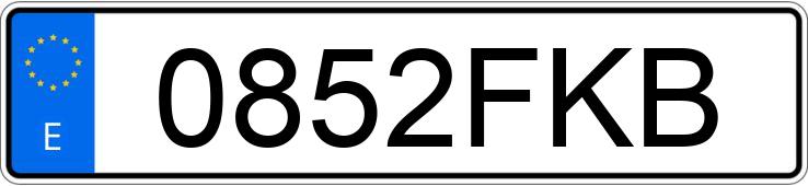 Numer rejestracyjny 0852FKB posiada CHRYSLER CROSSFIRE Numer rejestracyjny 0852FKB posiada CHRYSLER CROSSFIRE