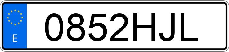 Numer rejestracyjny 0852HJL posiada OPEL ASTRA