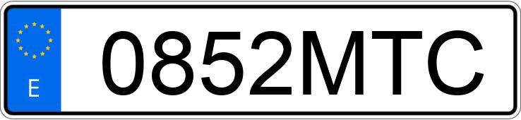 Numer rejestracyjny 0852MTC posiada NISSAN QASHQAI