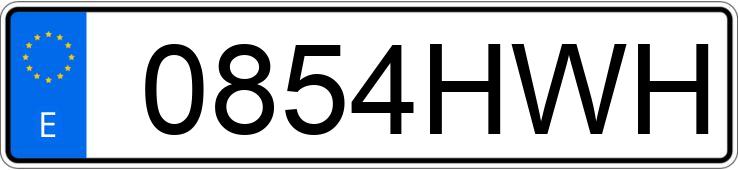 Numer rejestracyjny 0854HWH posiada HONDA NC 750 Numer rejestracyjny 0854HWH posiada HONDA NC 750