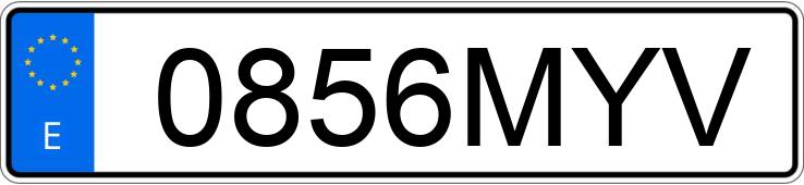 Numer rejestracyjny 0856MYV posiada CITROEN C5 AIRCROSS