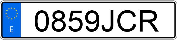Numer rejestracyjny 0859JCR posiada BMW SERIE 3 Numer rejestracyjny 0859JCR posiada BMW SERIE 3