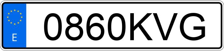 Numer rejestracyjny 0860KVG posiada MERCEDES GLC (253)