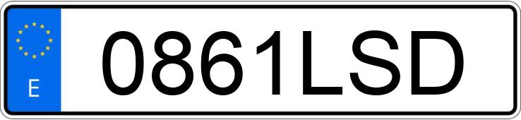 Numer rejestracyjny 0861LSD posiada OPEL CORSA CORSA-E DESIGN & TECH