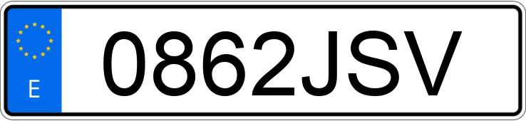 Numer rejestracyjny 0862JSV posiada BMW X6