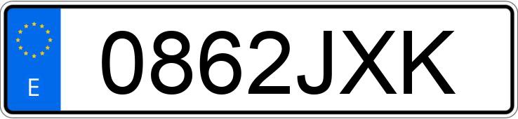 Numer rejestracyjny 0862JXK posiada KIA SPORTAGE