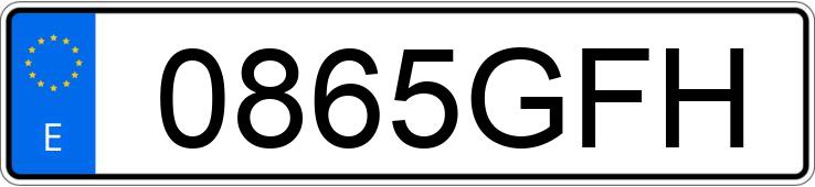 Numer rejestracyjny 0865GFH posiada SUZUKI GRAND VITARA