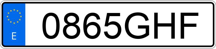 Numer rejestracyjny 0865GHF posiada HONDA S-WING 125