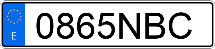 Numer rejestracyjny 0865NBC posiada MERCEDES CLA (117)