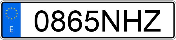 Numer rejestracyjny 0865NHZ posiada MERCEDES G (465)