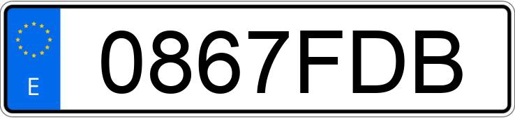 Numer rejestracyjny 0867FDB posiada SKODA OCTAVIA Numer rejestracyjny 0867FDB posiada SKODA OCTAVIA