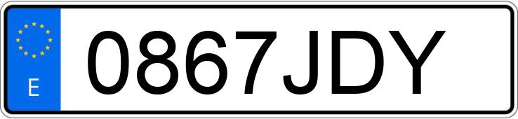 Numer rejestracyjny 0867JDY posiada MERCEDES SLC (172) Numer rejestracyjny 0867JDY posiada MERCEDES SLC (172)
