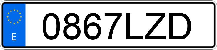 Numer rejestracyjny 0867LZD posiada MERCEDES E (238)