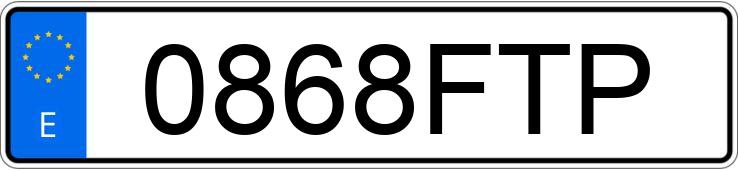 Numer rejestracyjny 0868FTP posiada RENAULT KANGOO Numer rejestracyjny 0868FTP posiada RENAULT KANGOO