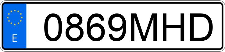 Numer rejestracyjny 0869MHD posiada SKODA OCTAVIA Numer rejestracyjny 0869MHD posiada SKODA OCTAVIA