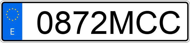 Numer rejestracyjny 0872MCC posiada VOLKSWAGEN POLO Numer rejestracyjny 0872MCC posiada VOLKSWAGEN POLO