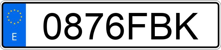 Numer rejestracyjny 0876FBK posiada SAAB 9-3 Numer rejestracyjny 0876FBK posiada SAAB 9-3