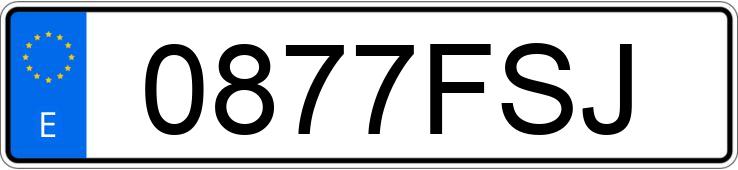 Numer rejestracyjny 0877FSJ posiada CITROEN C3
