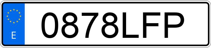 Numer rejestracyjny 0878LFP posiada VOLKSWAGEN TIGUAN