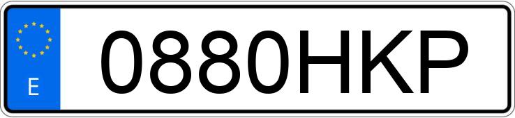 Numer rejestracyjny 0880HKP posiada CITROEN C3