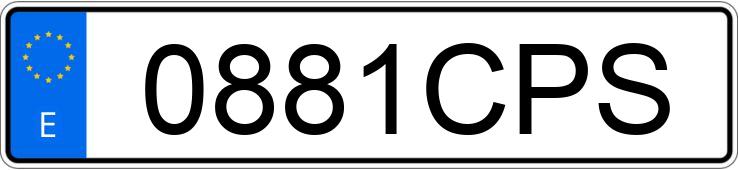 Numer rejestracyjny 0881CPS posiada SUZUKI VITARA