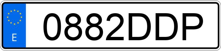 Numer rejestracyjny 0882DDP posiada MERCEDES CLS (219)