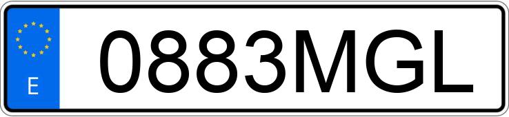 Numer rejestracyjny 0883MGL posiada MERCEDES ACTROS Numer rejestracyjny 0883MGL posiada MERCEDES ACTROS