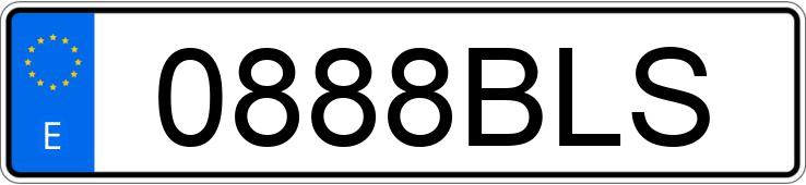 Numer rejestracyjny 0888BLS posiada DAEWOO LEGANZA