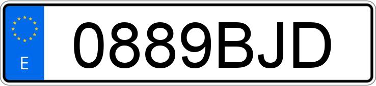 Numer rejestracyjny 0889BJD posiada SEAT LEON SIGNO 1.9 TDI 90