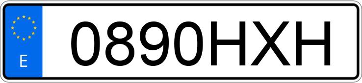 Numer rejestracyjny 0890HXH posiada AUDI A4