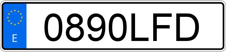 Numer rejestracyjny 0890LFD posiada PEUGEOT 3008