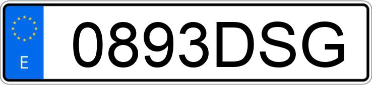 Numer rejestracyjny 0893DSG posiada MERCEDES M (163-164)