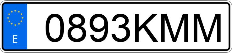 Numer rejestracyjny 0893KMM posiada AUDI Q3 Numer rejestracyjny 0893KMM posiada AUDI Q3