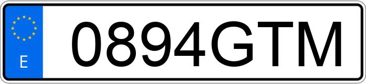 Numer rejestracyjny 0894GTM posiada SEAT LEON Numer rejestracyjny 0894GTM posiada SEAT LEON