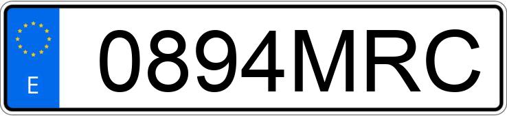 Numer rejestracyjny 0894MRC posiada DS DS3 CROSSBACK