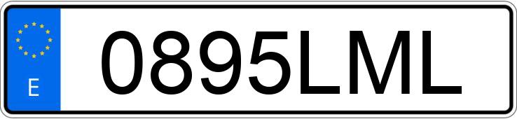 Numer rejestracyjny 0895LML posiada RENAULT MEGANE
