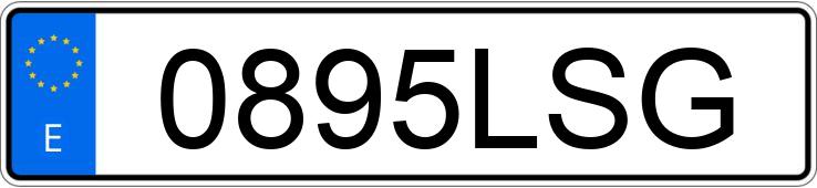 Numer rejestracyjny 0895LSG posiada HYUNDAI TUCSON